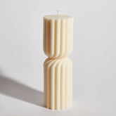 Twisted Hourglass Decorative Candle